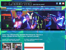 Tablet Screenshot of lasertag-srbija.com